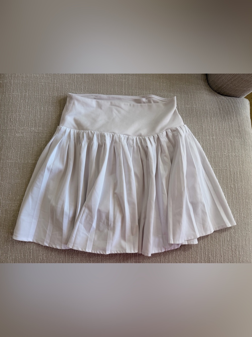 all in motion White Circle Skater Skirt